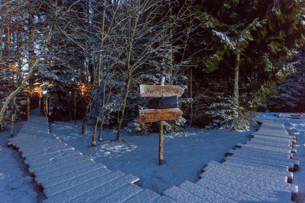 Domaine De L'Authentique Cabanes Dans Les Arbres Fournet-Blancheroche Eksteriør billede